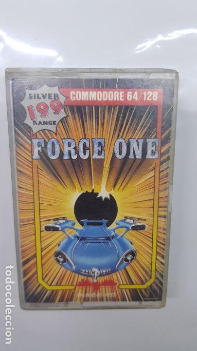 Videojuegos y consolas: Force One - Commodore 64 / 128, Silver 199 Range, Firebird, 1987(Funcionando) - Foto 1