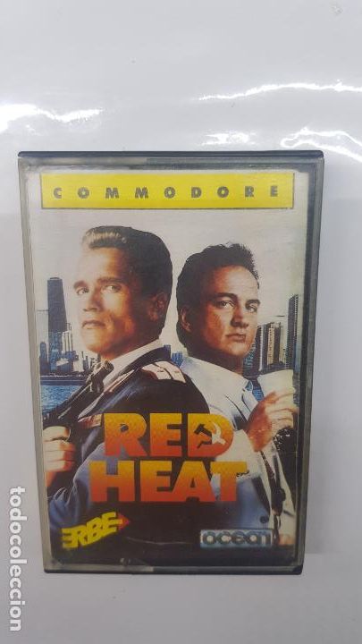 Videojuegos y consolas: Red Heat - Commodore 64, ERBE, Ocean, 1988 (Sin probar) - Foto 1