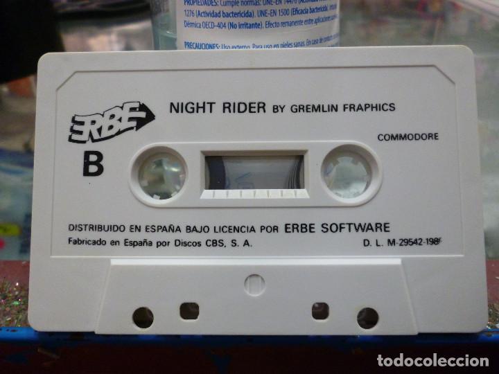 Videojuegos y consolas: JUEGO DE COMMODORE NIGHT RIDER DE GREMLIN GRAPHICS CON ERROR EN 1 LETRA - Foto 6