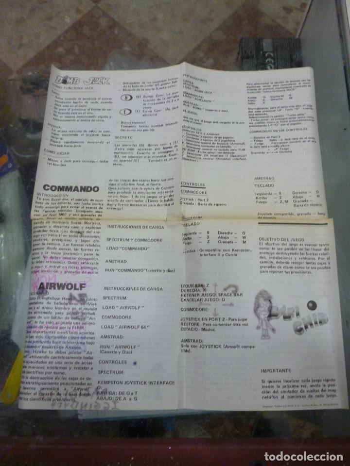 Videojuegos y consolas: CINTA CON 4 JUEGOS DE COMMODORE HIT PACK DE ELITE - Foto 13