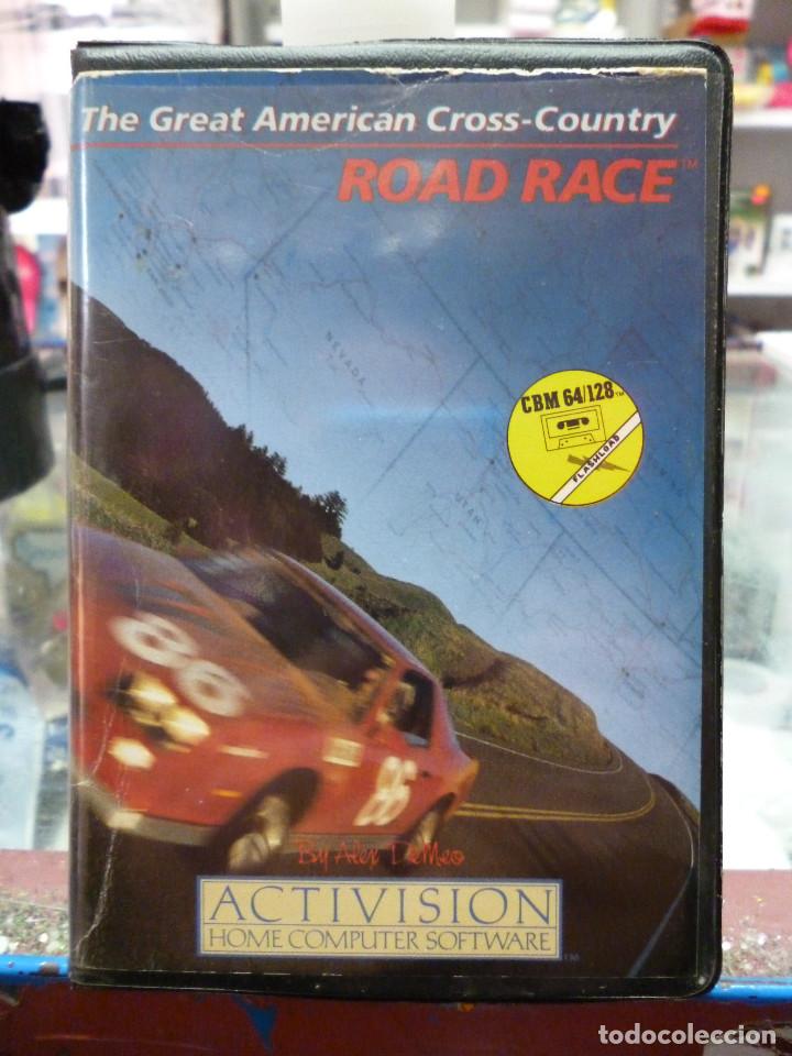 Videojuegos y consolas: JUEGO DE COMMODORE ROAD RACE DE ACTIVISION - Foto 1