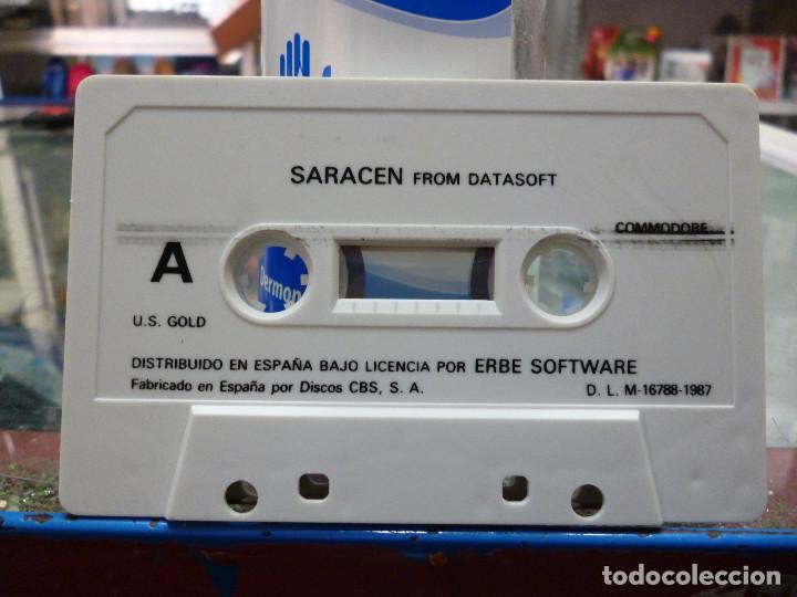 Videojuegos y consolas: JUEGO DE COMMODORE SARACEN DE DATASOFT - Foto 3