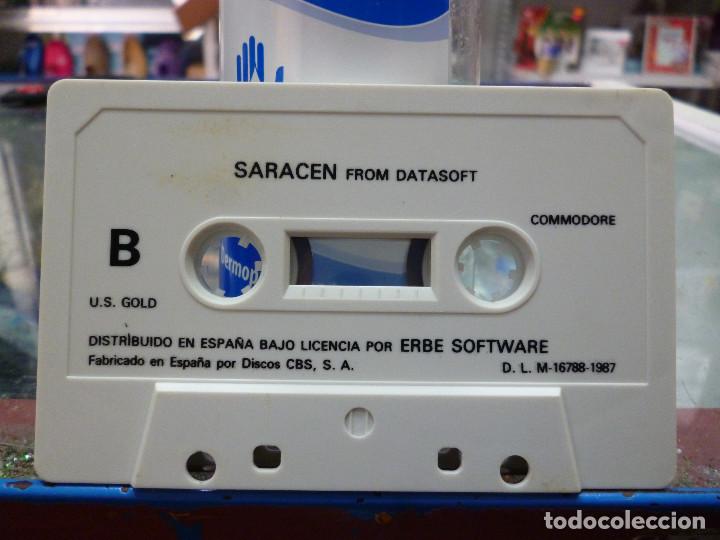 Videojuegos y consolas: JUEGO DE COMMODORE SARACEN DE DATASOFT - Foto 4