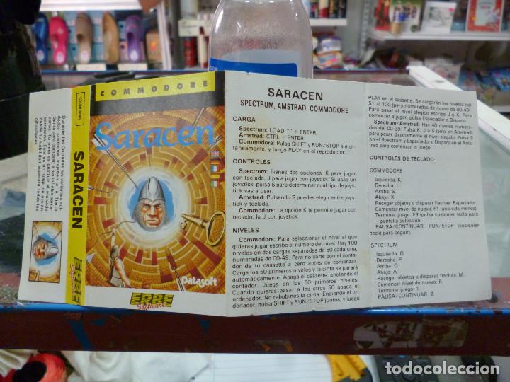 Videojuegos y consolas: JUEGO DE COMMODORE SARACEN DE DATASOFT - Foto 5