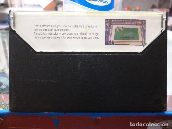 Videojuegos y consolas: CINTA CON 2 JUEGOS DE COMMODORE TAG-TEAM WRESTLING Y KARATE CHAMP - Foto 2
