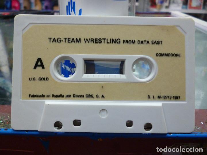 Videojuegos y consolas: CINTA CON 2 JUEGOS DE COMMODORE TAG-TEAM WRESTLING Y KARATE CHAMP - Foto 3
