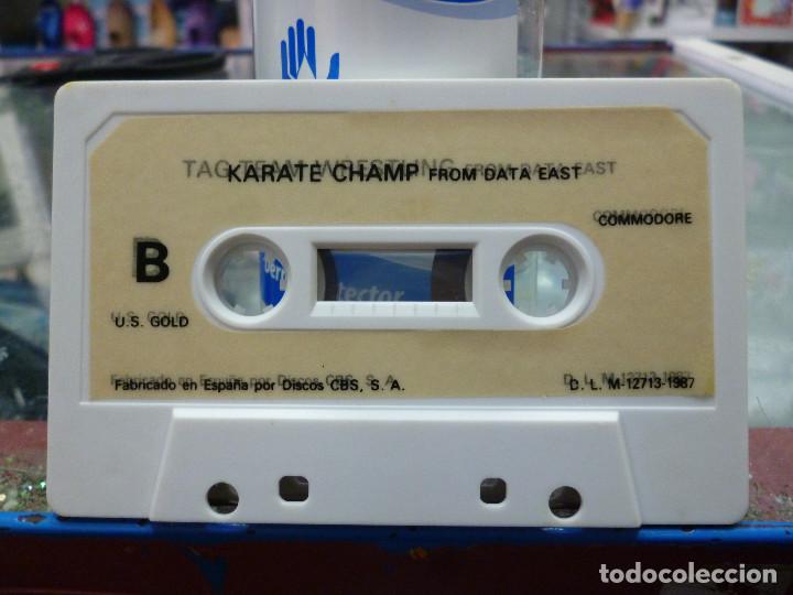 Videojuegos y consolas: CINTA CON 2 JUEGOS DE COMMODORE TAG-TEAM WRESTLING Y KARATE CHAMP - Foto 4