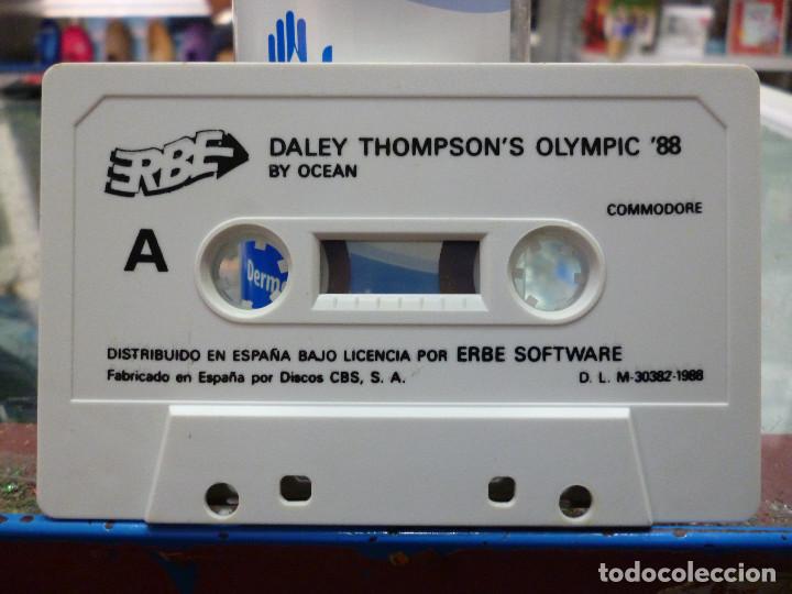 Videojuegos y consolas: JUEGO DE COMMODORE DALEY THOMPSONS OLYMPIC 88 DE OCEAN - Foto 3