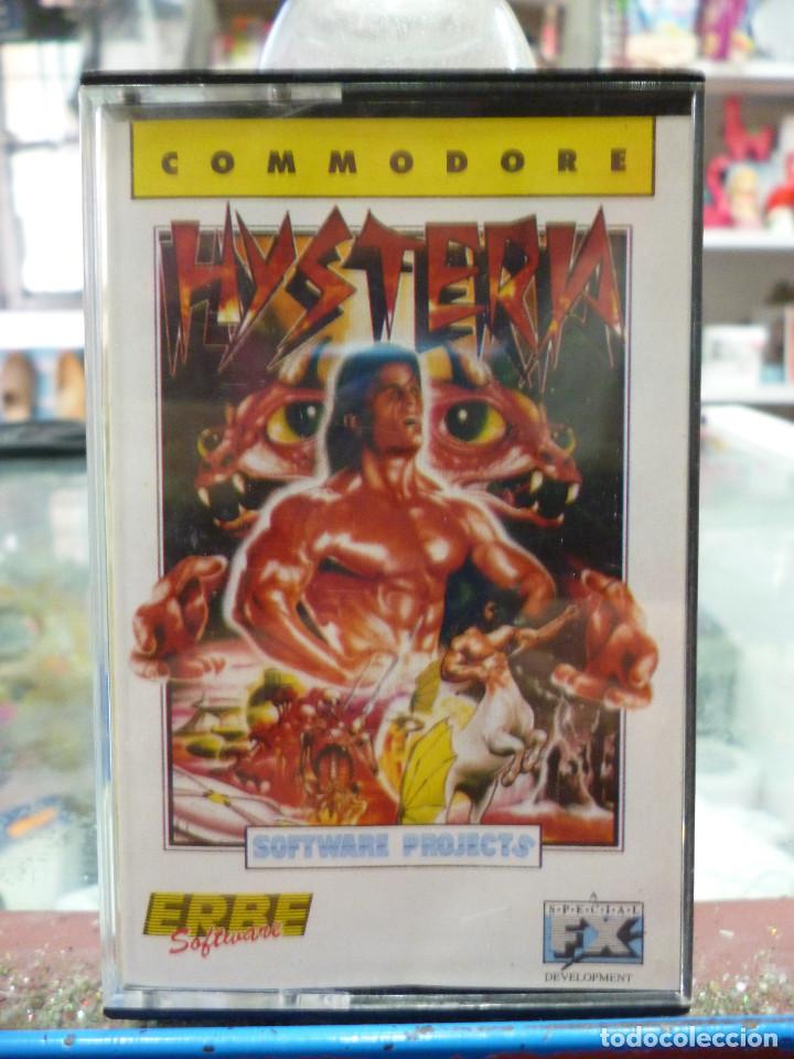 Videojuegos y consolas: JUEGO DE COMMODORE HYSTERIA DE SOFTWARE PROJECTS - Foto 1