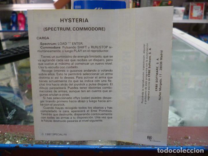 Videojuegos y consolas: JUEGO DE COMMODORE HYSTERIA DE SOFTWARE PROJECTS - Foto 6