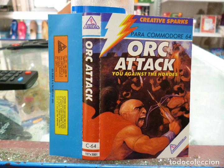 Videojuegos y consolas: JUEGO DE COMMODORE ORC ATTACK DE CREATIVE SPARKS - Foto 5