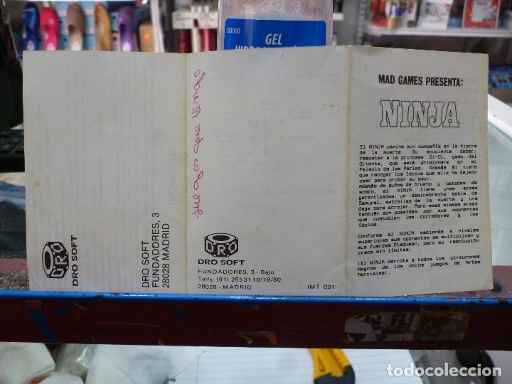Videojuegos y consolas: JUEGO DE COMMODORE NINJA DE MASTERTRONIC - Foto 9