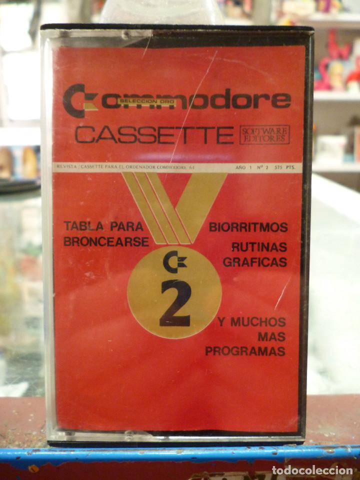 Videojuegos y consolas: COMMODORE SELECCION ORO A&Ntilde;O 1 N&ordm; 2 SOFTWARE EDITORES - Foto 1