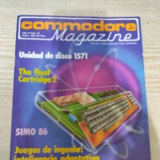 Videojuegos y Consolas: COMMODORE MAGAZINE - NÚMERO 34 DICIEMBRE 1986 - ORDENADORES VIC 20 C 64 C 128 DISCO 1571 SIMO 86