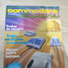 Videojuegos y Consolas: COMMODORE MAGAZINE - NÚMERO 37 MARZO 1987 - ORDENADORES VIC 20 C 64 C 128 RATONES GRABAR CASSETTE. Lote 333208923