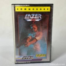 Videojuegos y Consolas: JUEGO CASSETTE - COMMODORE 64 - LAZER TAG + CAJA - AÑO 1988. Lote 342387323