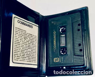 Videojuegos y consolas: Commando [Elite Systems Ltd] 1985 Japan Capsule Computer / ZAFIRO ZAFICHIP [COMMODORE 64 C64] Capcom - Foto 6