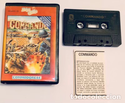 Videojuegos y consolas: Commando [Elite Systems Ltd] 1985 Japan Capsule Computer / ZAFIRO ZAFICHIP [COMMODORE 64 C64] Capcom - Foto 7