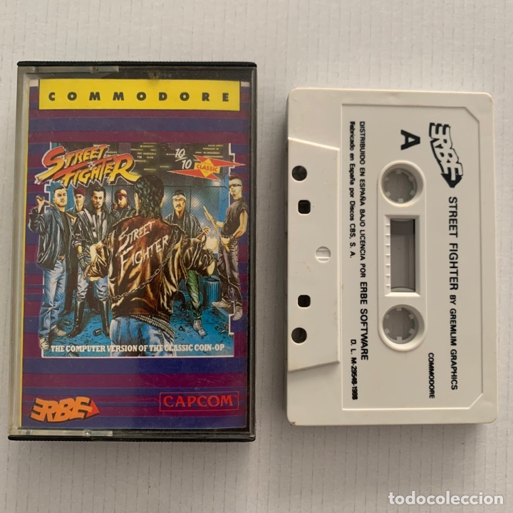 Videojuegos y consolas: Juego de ordenador Commodore Street Fighter - Foto 1