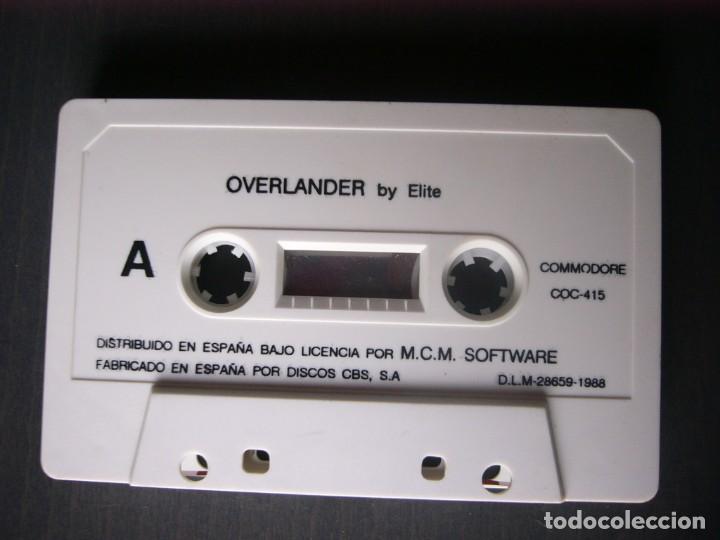 Videojuegos y consolas: OVERLANDER. MCM - ELITE. COMMODORE 64 C64. - Foto 4