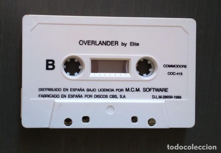 Videojuegos y consolas: OVERLANDER. MCM - ELITE. COMMODORE 64 C64. - Foto 5