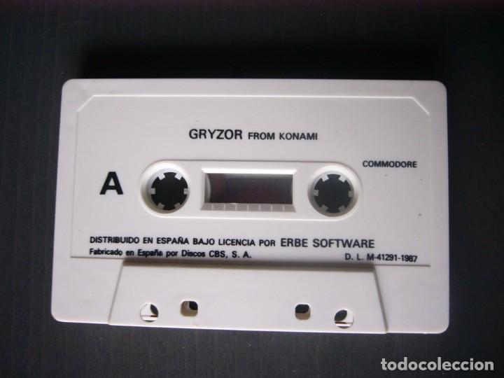 Videojuegos y consolas: GRYZOR. KONAMI. COMMODORE 64. C64. - Foto 1