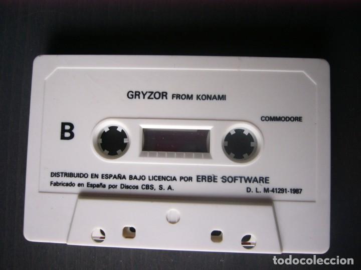 Videojuegos y consolas: GRYZOR. KONAMI. COMMODORE 64. C64. - Foto 2