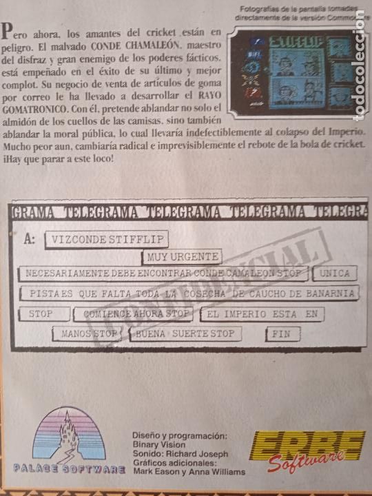 Videojuegos y consolas: STIFFLIP & CO. JUEGO COMMODORE 64/ 128. - Foto 3