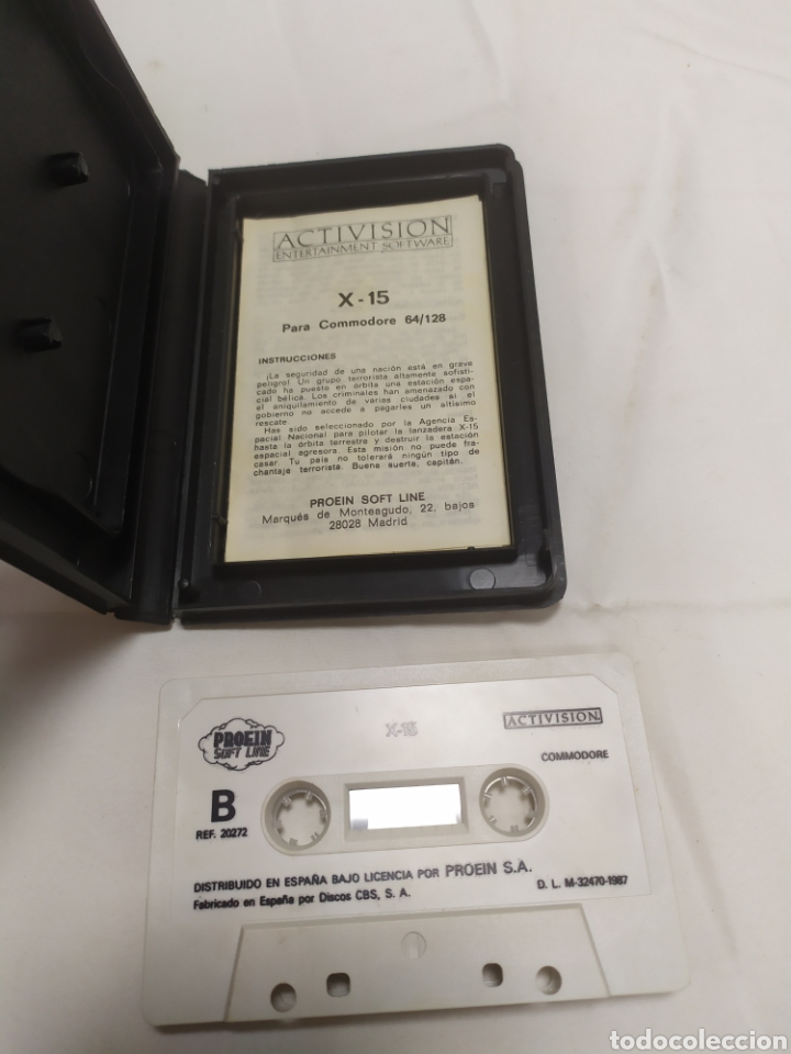 Videojuegos y consolas: X-15 alpha misi&oacute;n para Commodore 64 / 128 cassette - Foto 3