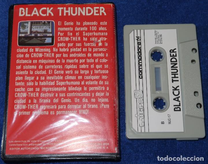 Videojuegos y consolas: Black Thunder - Microbyte - Commodore (1985) - Foto 2