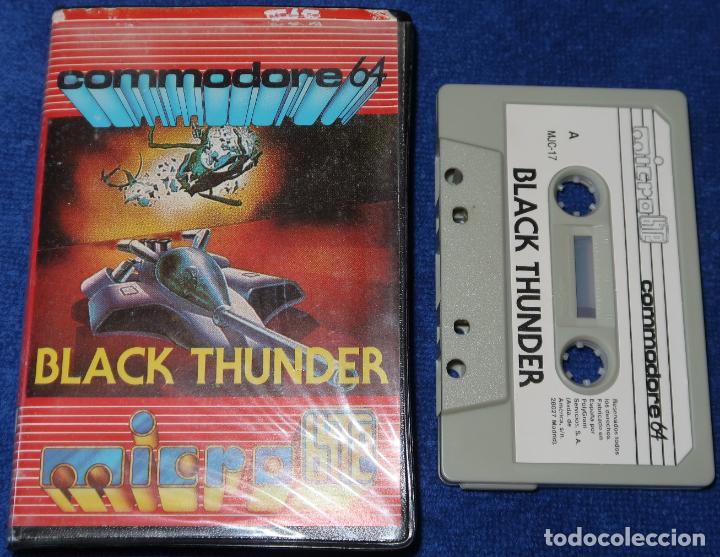Videojuegos y consolas: Black Thunder - Microbyte - Commodore (1985) - Foto 1