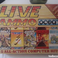 Videojuegos y Consolas: LIVE AMMO COMPILACIÓN 5 JUEGOS PARA COMMODORE 64,128. Lote 365107056