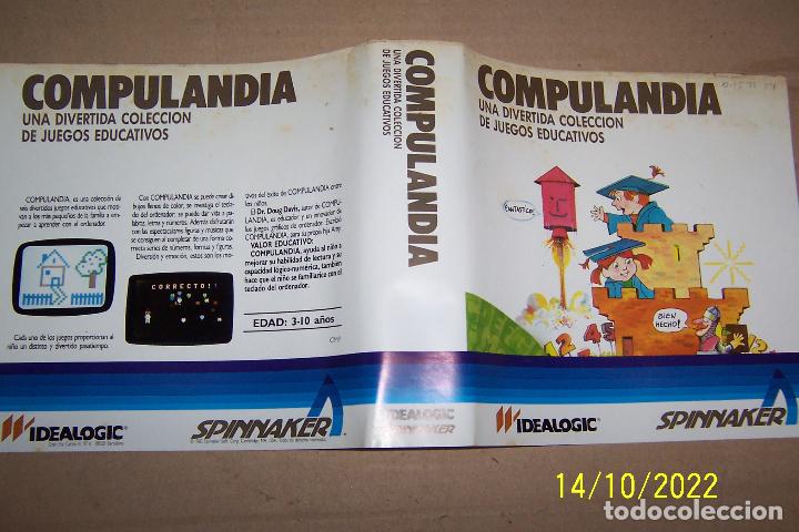 Videojuegos y consolas: COMPULANDIA JUEGO INFANTIL PARA COMMODORE 64 CON CASSETTE, CAJA E INSTRUCCIONES - Foto 1