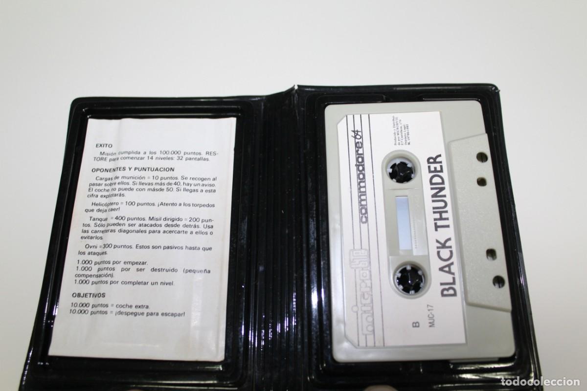 Videojuegos y consolas: JUEGO COMMODORE 64 - BLACK THUNDER - MICROBYTE - Foto 2