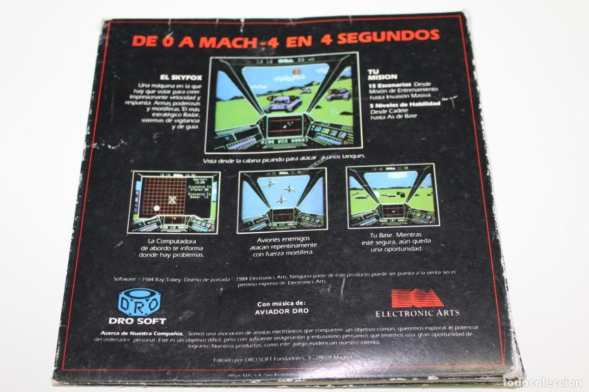 Videojuegos y consolas: JUEGO COMMODORE 64 - SKYFOX - RAY TOBEYS - ELECTRONIC ARTS - Foto 2