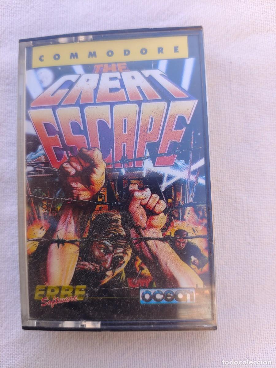 Videojuegos y consolas: THE GREAT ESCAPE - CINTA CASETTE JUEGO COMMODORE - PRECINTADA - Foto 1
