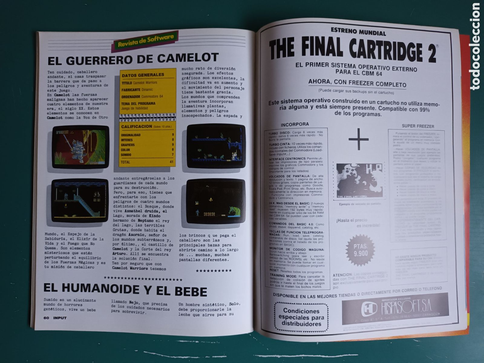 Videojuegos y consolas: INPUT Commodore N&deg; 15 A&ntilde;o 1986 Dan Dare, Proyecto Giotto - Foto 15