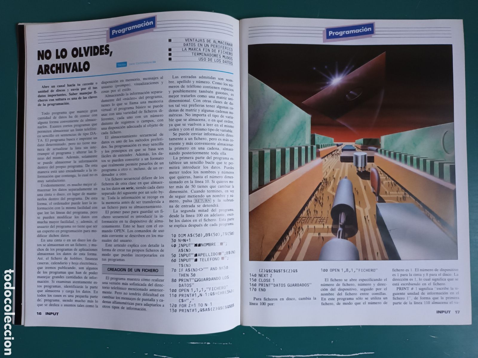 Videojuegos y consolas: INPUT Commodore N&deg; 2 A&ntilde;o 1985 Paul McCartney, Broad Street - Foto 5