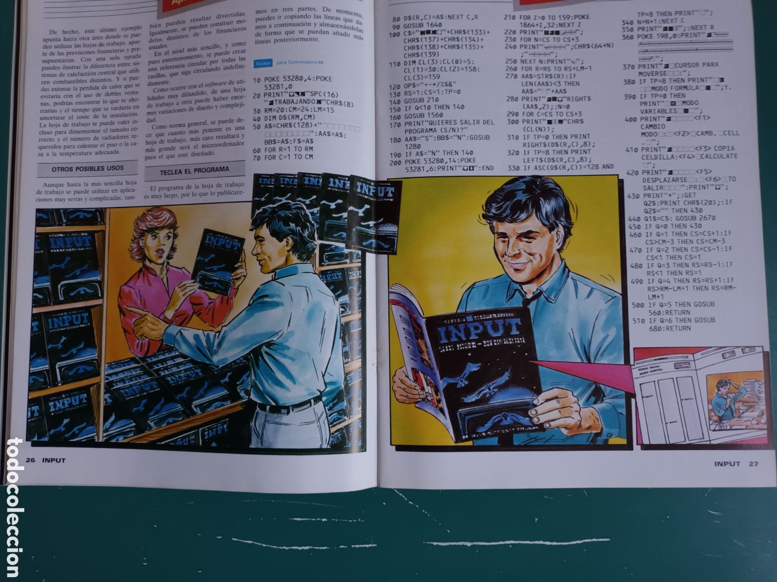 Videojuegos y consolas: INPUT Commodore N&deg; 2 A&ntilde;o 1985 Paul McCartney, Broad Street - Foto 10