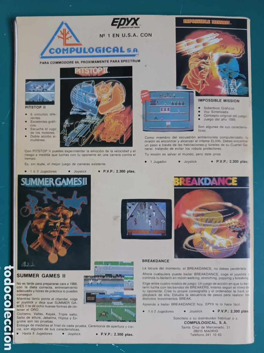 Videojuegos y consolas: INPUT Commodore N&deg; 2 A&ntilde;o 1985 Paul McCartney, Broad Street - Foto 19