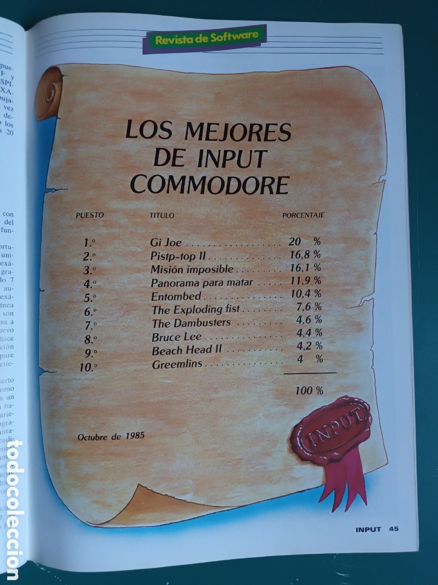 Videojuegos y consolas: INPUT Commodore N&deg; 2 A&ntilde;o 1985 Paul McCartney, Broad Street - Foto 18