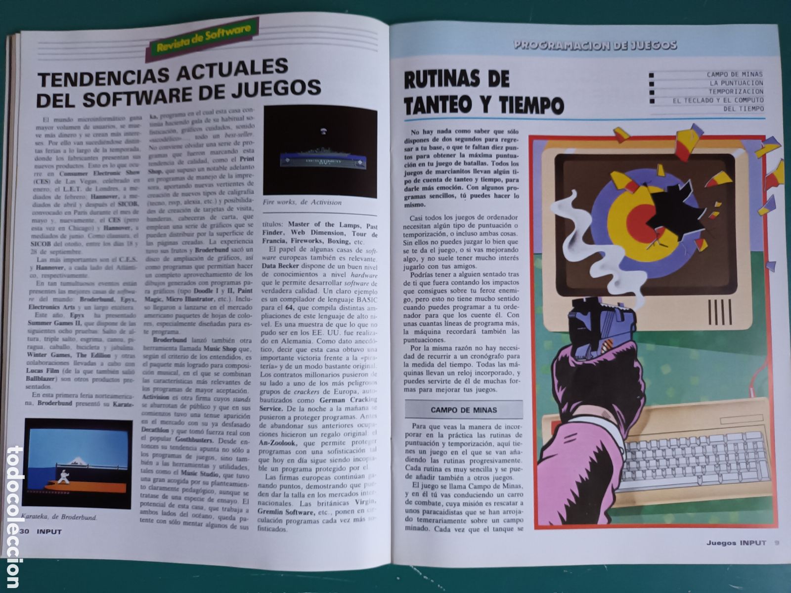 Videojuegos y consolas: INPUT Commodore N&deg; 2 A&ntilde;o 1985 Paul McCartney, Broad Street - Foto 13