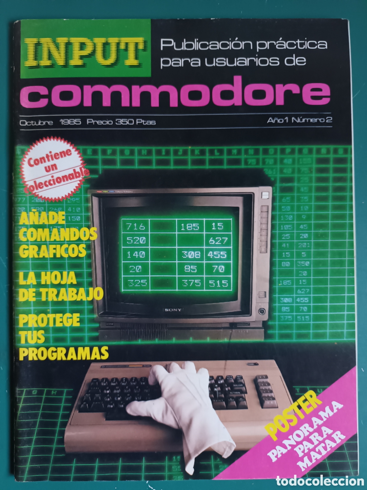 Videojuegos y consolas: INPUT Commodore N&deg; 2 A&ntilde;o 1985 Paul McCartney, Broad Street - Foto 1