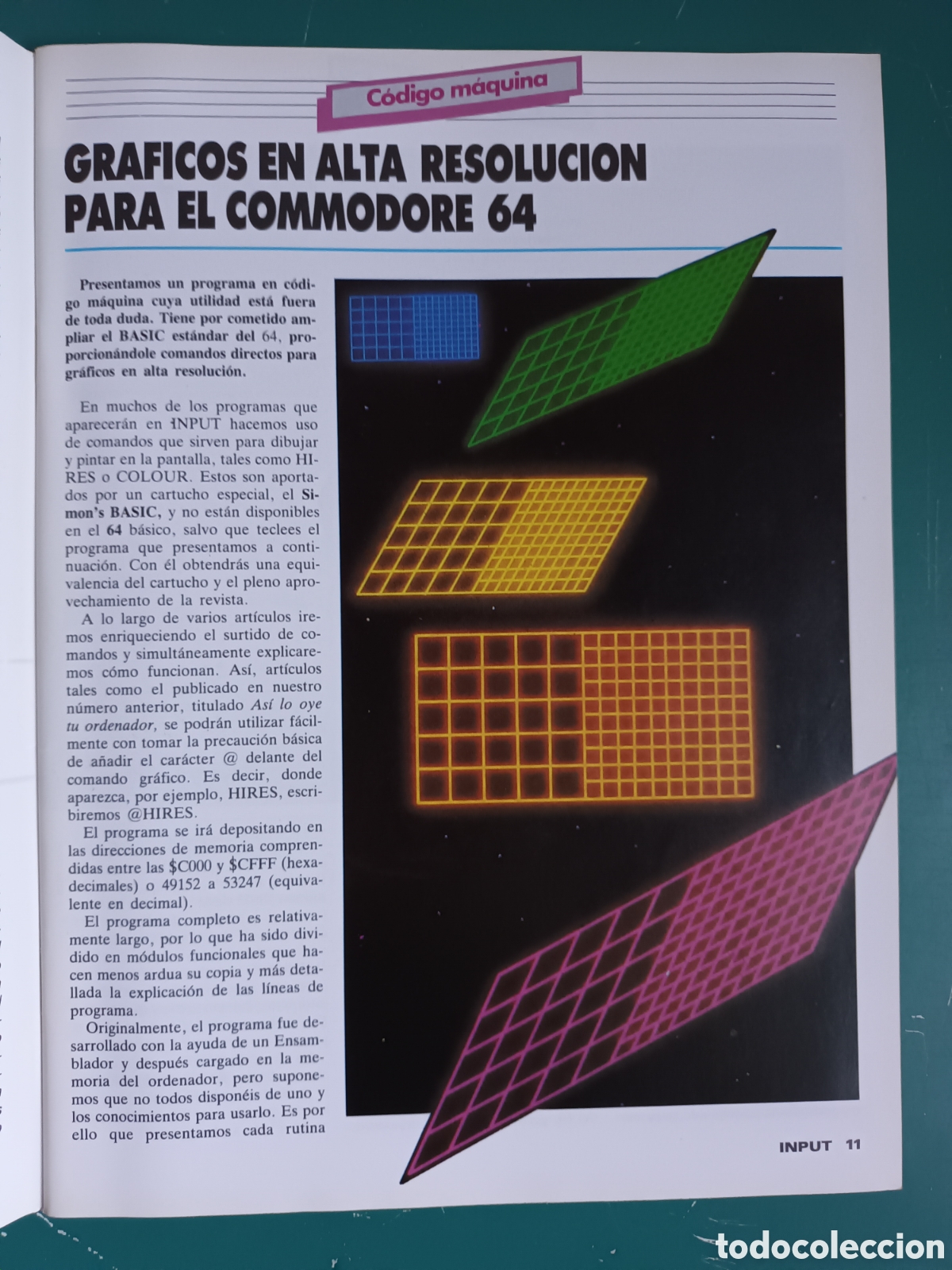 Videojuegos y consolas: INPUT Commodore N&deg; 2 A&ntilde;o 1985 Paul McCartney, Broad Street - Foto 3