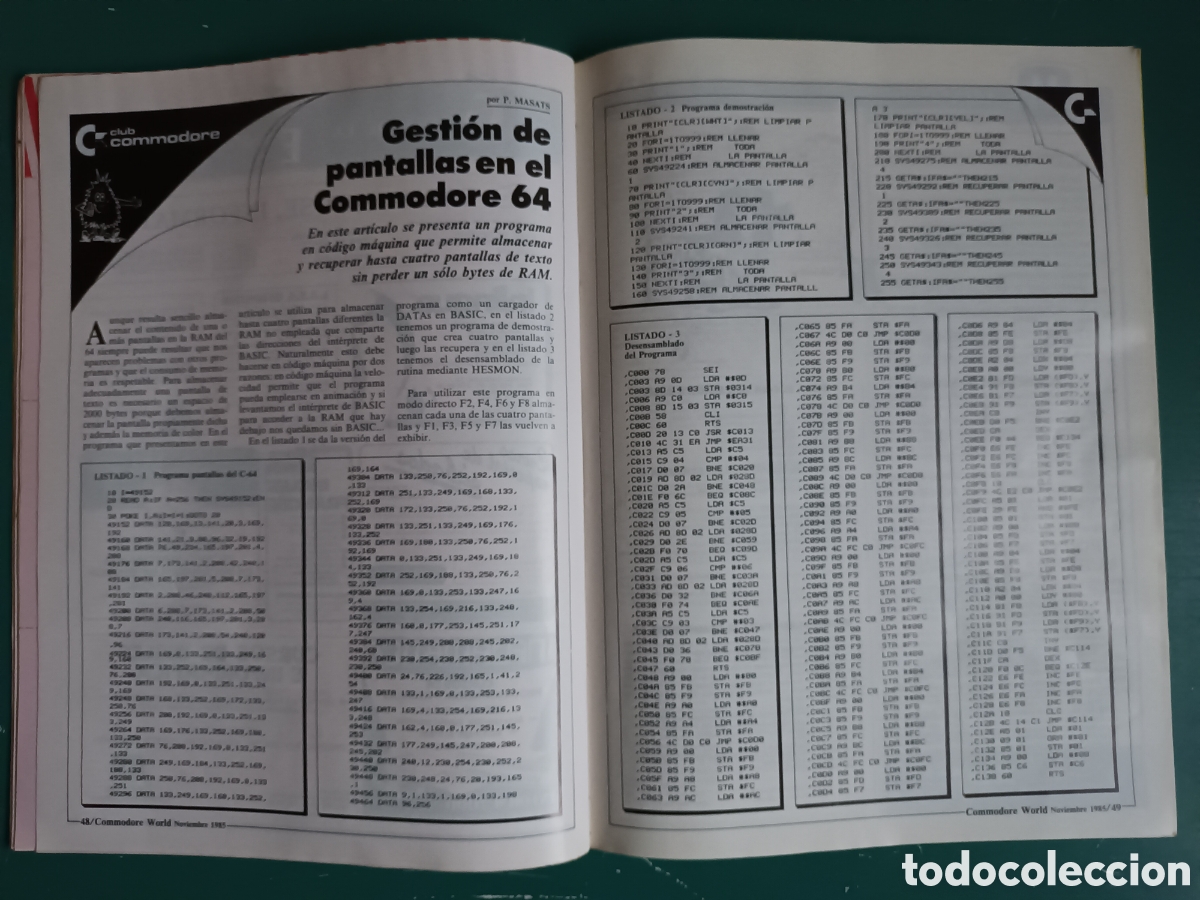 Videojuegos y consolas: Commodore World N&deg; 20 A&ntilde;o 1985 - Foto 9