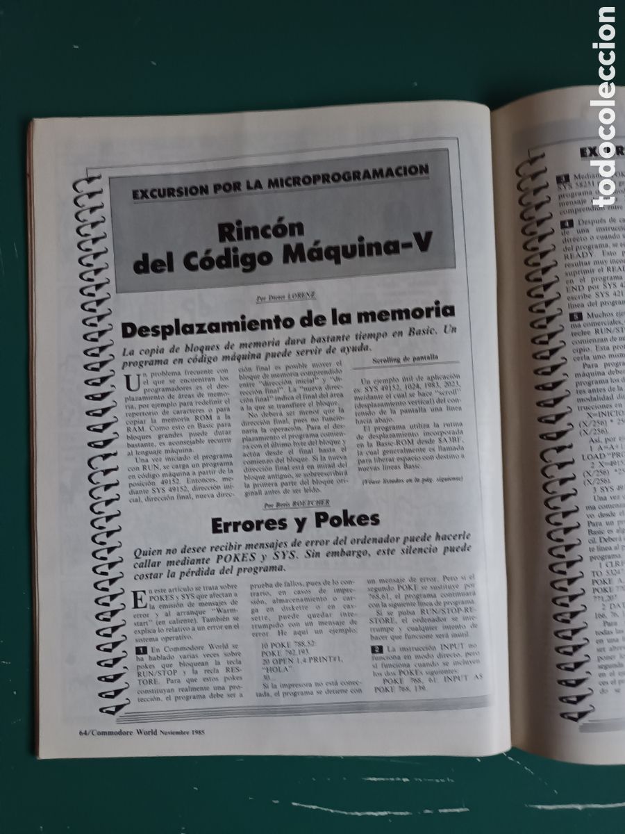 Videojuegos y consolas: Commodore World N&deg; 20 A&ntilde;o 1985 - Foto 16