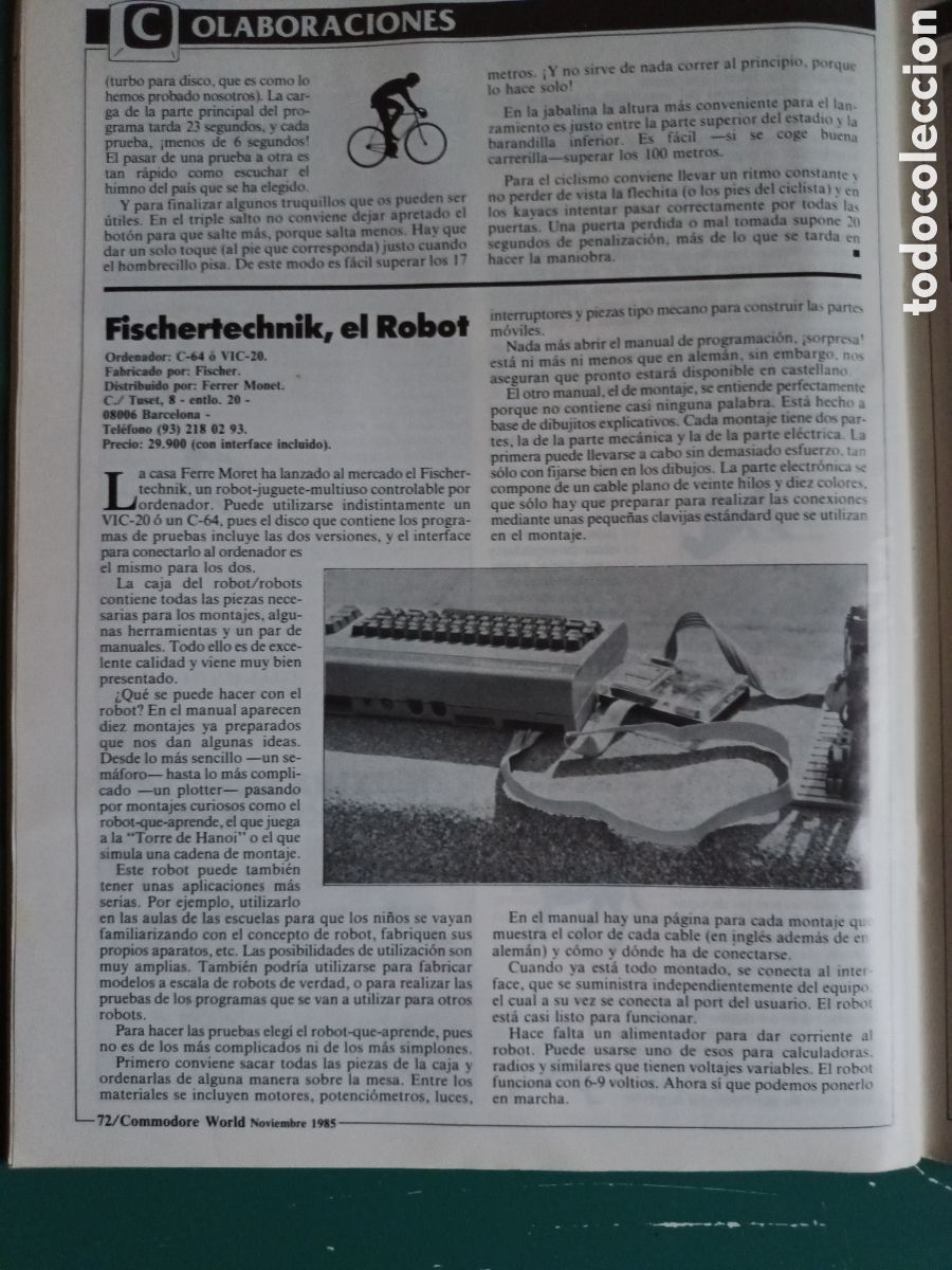 Videojuegos y consolas: Commodore World N&deg; 20 A&ntilde;o 1985 - Foto 20