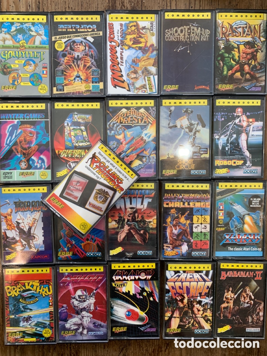 Videojuegos y consolas: Lote 20+1 JUEGOS COMMODORE 64, ERBE SOFTWARE - Foto 1
