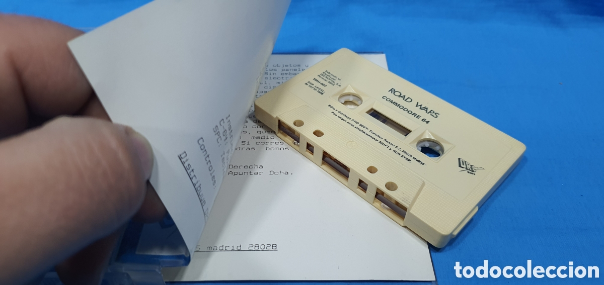Videojuegos y consolas: JUEGO ROAD WARS PARA COMMODORE 64 - Foto 3