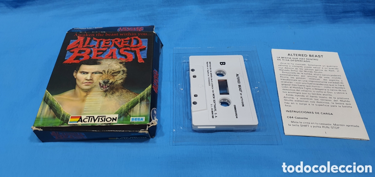 Videojuegos y consolas: JUEGO ALTERED BEAST DE ACTIVISION PARA COMMODORE 64 - Foto 5
